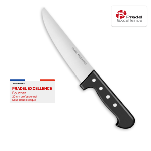 PRADEL EXCELLENCE BOUCHER 20 CM PROFESSIONNEL SOUS DOUBLE COQUE