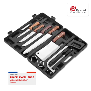 PRADEL EXCELLENCE Valise de boucher 7 pièces
