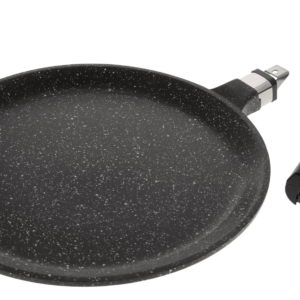 POÊLE A CRÊPES FAÇON PIERRE Ø 32 cm, MANCHE AMOVIBLE PRADEL EXCELLENCE