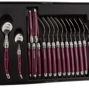 MENAGERE LAGIOLE MAUVE 24PCS PLEIN SOIE