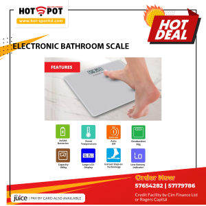 ELECTRONIC BATHROOM SCALE