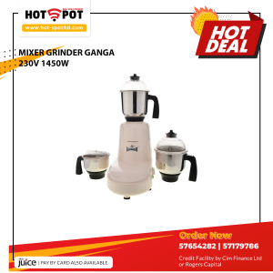 MIXER GRINDER GANGA 230V 1450W