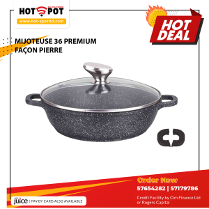 MIJOTEUSE 36CM PREMIUM  FAÇON PIERRE