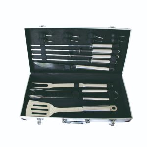 Mallette Barbecue Inox 16 Pcs