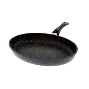 POELE A POISSON 35 X 4,5 CM FASON PIERRE MANCHE AMOVIBLE