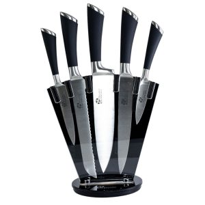 Essentiels Bloc Couteaux Tournant 5 Pieces Boites Couleur